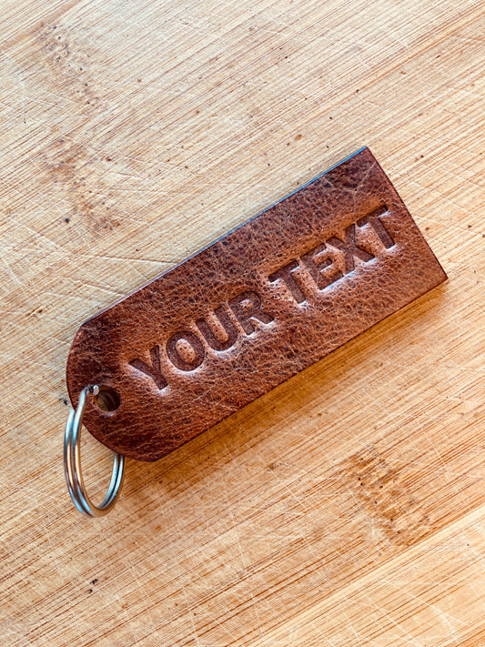 Custom Key Ring With Your Text